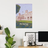 Hot Springs National Park Reiseplakat Poster (Heimbüro)
