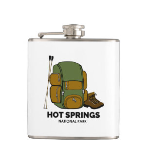 Hot Springs National Park Rucksack Flachmann