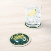 Hot Springs National Park Runder Pappuntersetzer (Vor Ort)