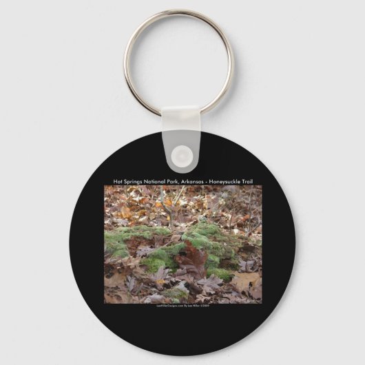 Hot Springs Nationalpark, AR - Honeysuckle Trail Schlüsselanhänger (Vorderseite)
