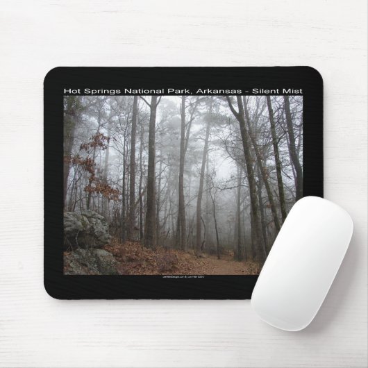 Hot Springs Nationalpark, AR Silent Mist Geschenke Mousepad (Mit Mouse)
