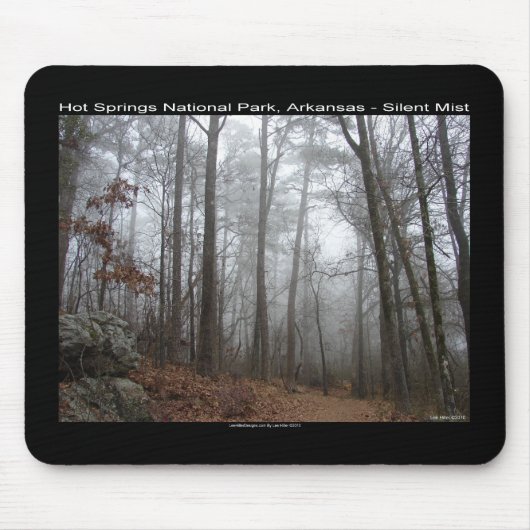Hot Springs Nationalpark, AR Silent Mist Geschenke Mousepad (Vorne)