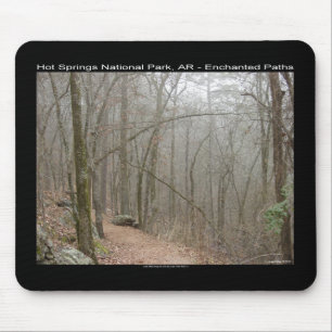 Hot Springs Nationalpark, AR - verzauberte Wege Mousepad