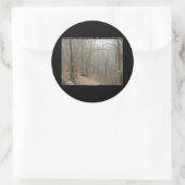 Hot Springs Nationalpark, AR - verzauberte Wege Runder Aufkleber (Tasche)