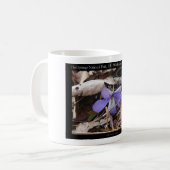 Hot Springs Nationalpark, AR Wilde Violets Geschen Kaffeetasse (Vorderseite Links)