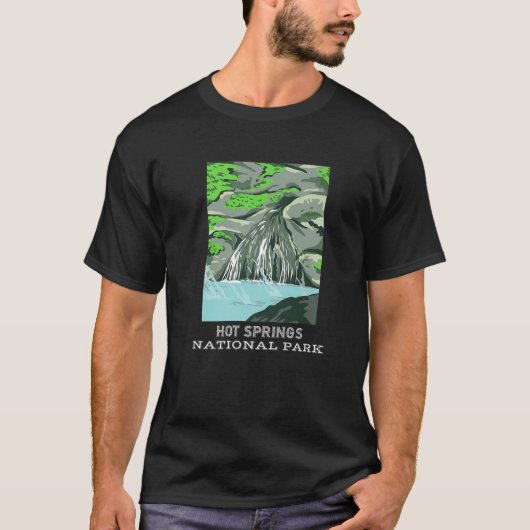 Hot Springs Nationalpark Arkansas Camping Wandern T-Shirt (Vorderseite)