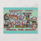 Hot Springs Nationalpark Arkansas Postcard Postkarte (Vorderseite)