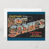 Hot Springs Nationalpark Arkansas Postcard Postkarte (Vorne/Hinten)