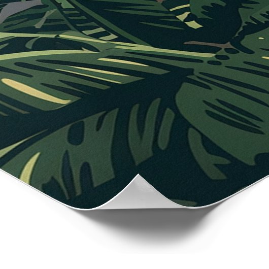 Hot Springs Nationalpark Arkansas Retro Poster (Ecke)