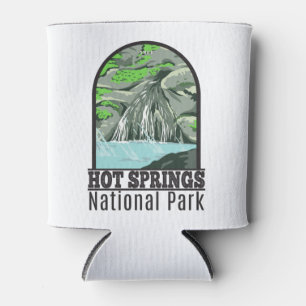 Hot Springs Nationalpark Arkansas Vintag Dosenkühler
