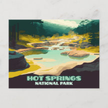 Hot Springs Nationalpark Arkansas Vintag Retro