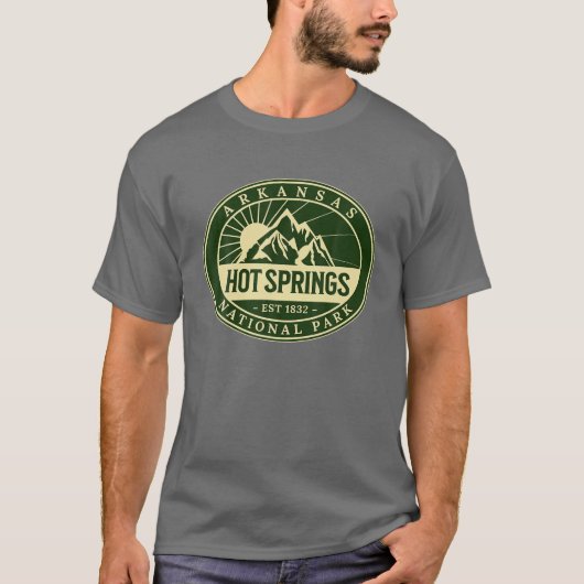Hot Springs Nationalpark Arkansas Wandern im Freie T-Shirt (Vorderseite)