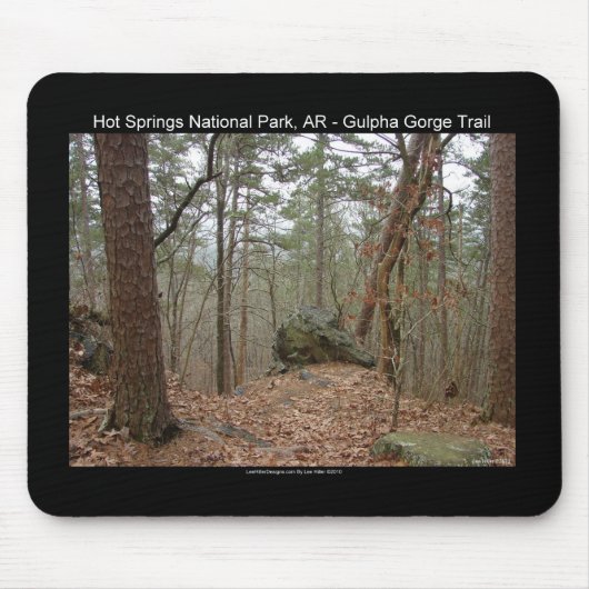 Hot Springs Nationalpark Gulpha Gorge Trail Mousepad (Vorne)