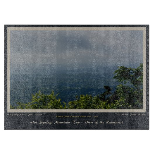 Hot Springs Nationalpark Rainforest Centennial Ed Schneidebrett (Vorderseite)