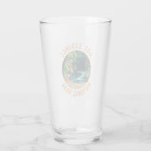 Hot Springs Nationalpark Retro Distressed Circle Glas (Rückseite)