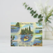 Hot Springs Nationalpark Retro Postkarte (Stehend Vorderseite)