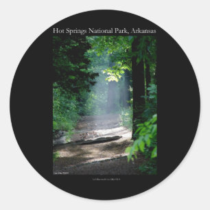Hot Springs Nationalpark Tote Haupttracht Geschenk Runder Aufkleber