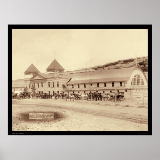 Hot Springs Plunge Bath House SD 1891 Poster (Vorne)