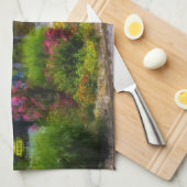 Hot Springs Roundabout Painterly Geschirrtuch (Viertel Falte)