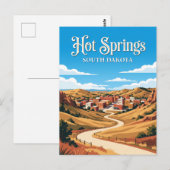 Hot Springs South Dakota Postkarte (Vorne/Hinten)