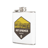 Hot Springs Staat Park Wyoming Flachmann (Links)