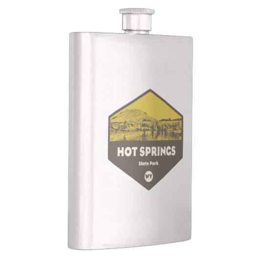 Hot Springs Staat Park Wyoming Flachmann (Rechts)