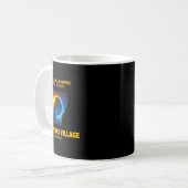 Hot Springs Village Arkansas 2024 Total Solar Ecli Kaffeetasse (Vorderseite Links)