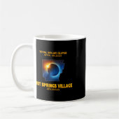 Hot Springs Village Arkansas 2024 Total Solar Ecli Kaffeetasse (Links)