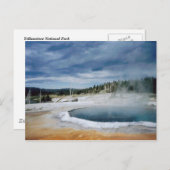 Hot Springs Yellowstone Postkarte (Vorne/Hinten)
