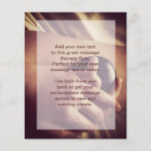 Hot Stone Massage Foto Flyer (Vorne)
