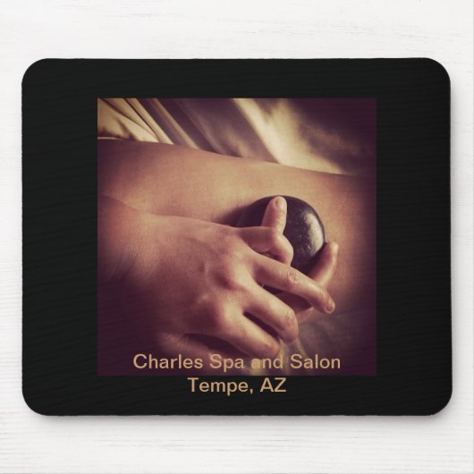 Hot Stone Massage Foto Mousepad (Vorne)