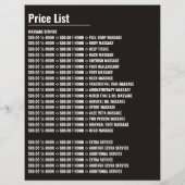 Hot Stone Massage, Massage Therapie Massage Parcou Flyer (Hinten)