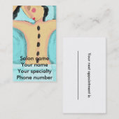 Hot Stone Massage Therapy Business Card Terminkarte (Vorne/Hinten)