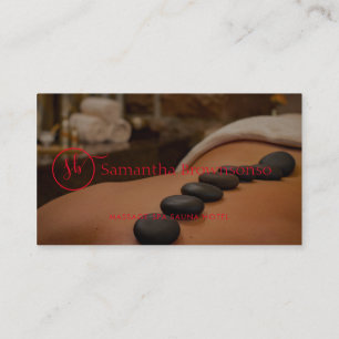 Hot Stone Wellness-Center Retreat Massage Visitenkarte
