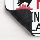 Hot String Bass Player Mousepad (Ecke)