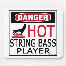 Hot String Bass Player