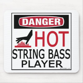 Hot String Bass Player Mousepad