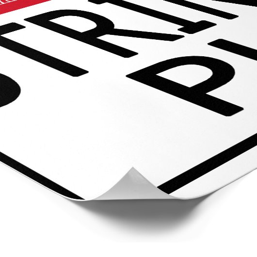 Hot String Bass Player Poster (Ecke)