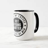 Hot Strong & Bitter Men Coffee Tasse (VorderseiteRechts)