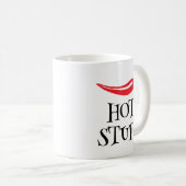 Hot Stube lustig würzig Cayenne Chili Pfeffer Kaffeetasse (VorderseiteRechts)