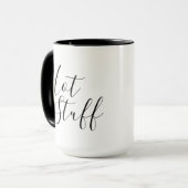 Hot Stuck - Funny Gift Tasse / Kaffee Lover (Vorderseite Links)