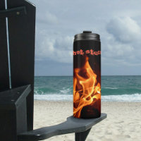 Hot-Stuff Burning Flames Black individuell einstel