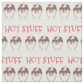 HOT STUFF Eiscreme Sonntag Valentinstag Stoff (Muster)