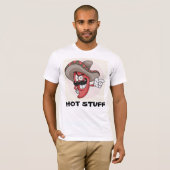 HOT STUFF FUNNY HOTTIE T - SHIRT (Vorne ganz)