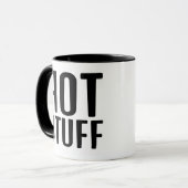 HOT STUFF FUNNY KAFFEE TASSE (Vorderseite Links)