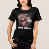 HOT STUFF FUNNY MEXICAN PEPPER HOTTIE T - SHIRT (Vorderseite)