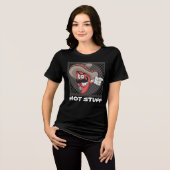 HOT STUFF FUNNY MEXICAN PEPPER HOTTIE T - SHIRT (Vorderseite voll)