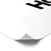 Hot Stuff Funny Sun Pub Poster (Ecke)