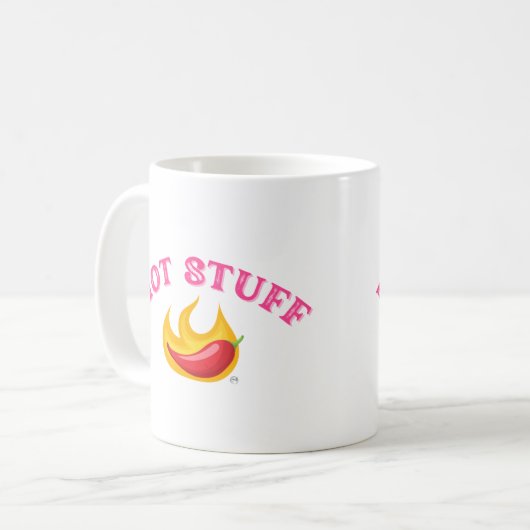 Hot Stuff Kaffeetasse (Vorderseite Links)