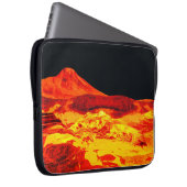 Hot Stuff Lava auf dem Laptop Laptopschutzhülle (Vorne Rechts)